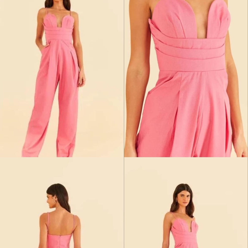 Farm Brazil pink jumpsuit “selva”